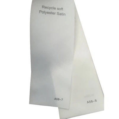 Перероблена м’яка атласна етикетка
